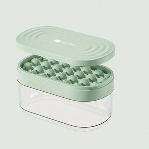 Silicone Ice Tray w/ Storage Container & Lid